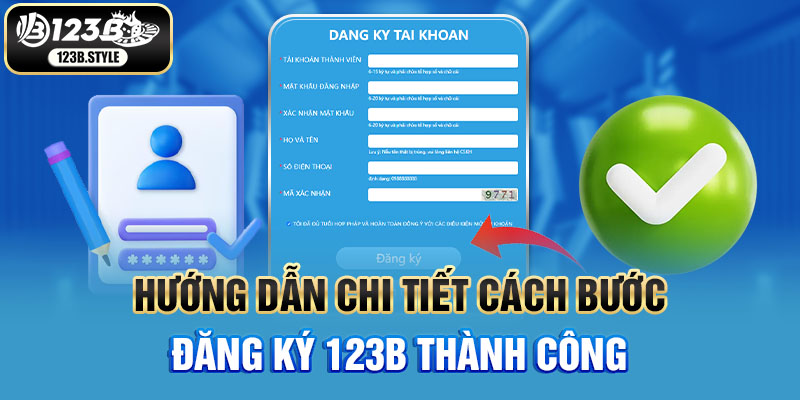 Chi tiết đăng ký 123B thành công